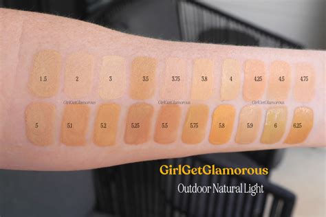 armani luminous silk foundation swatches|armani luminous foundation color chart.